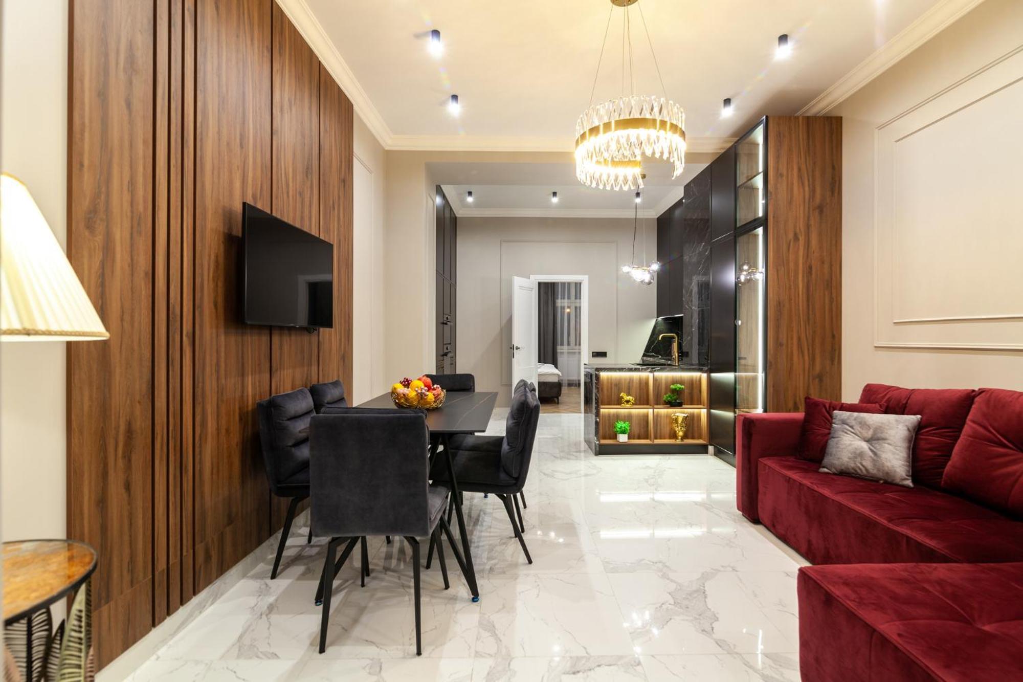 Apartament Leogrand Vip On Svobody Avenue 43 Lwów Zewnętrze zdjęcie